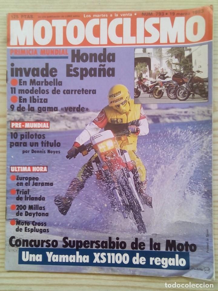 Carros e motociclos: Revista Motociclismo 1983 19 Marzo