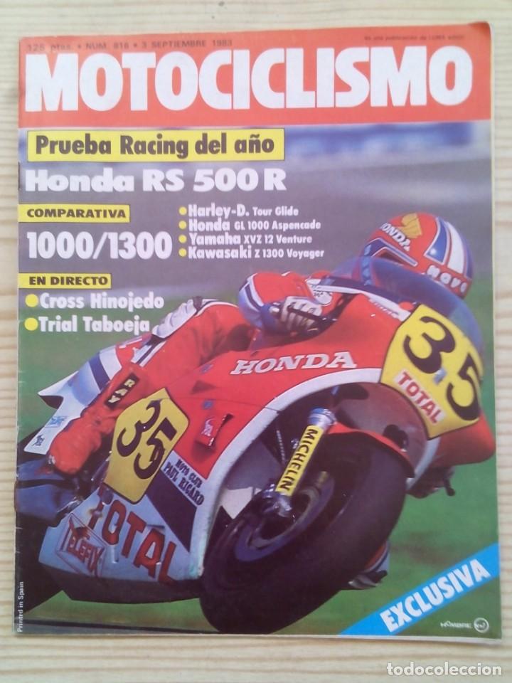 Carros e motociclos: Revista Motociclismo 1983 3 Septiembre