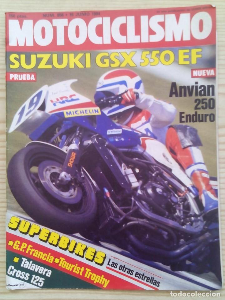 Carros e motociclos: Revista Motociclismo 1984 16 Junio
