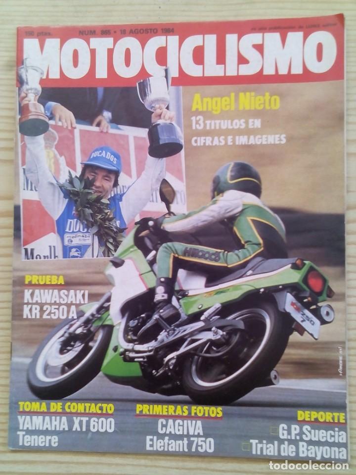 Carros e motociclos: Revista Motociclismo 1984 18 Agosto
