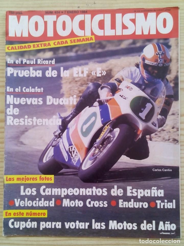 Carros e motociclos: Revista Motociclismo 1984 7 Enero