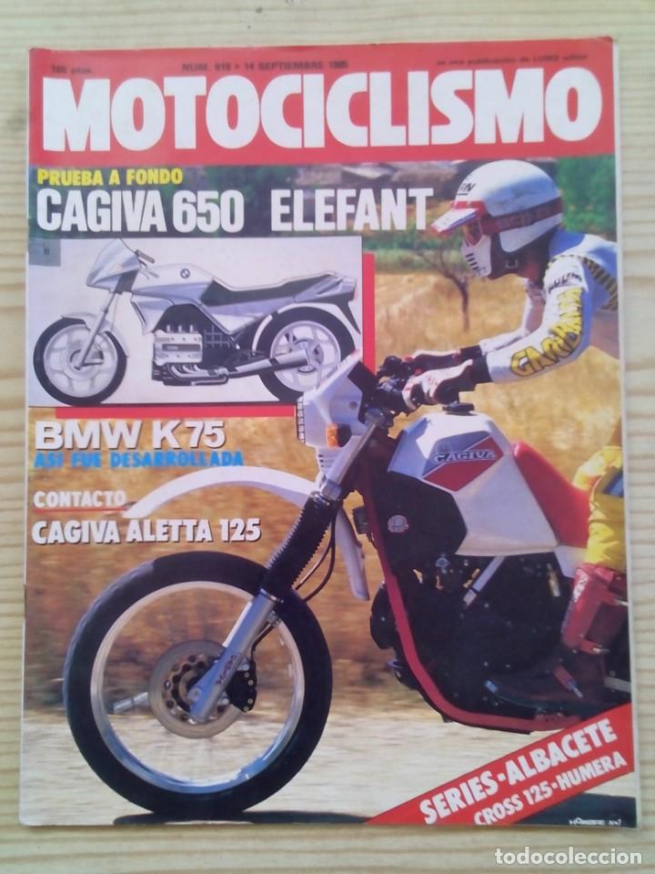 Carros e motociclos: Revista Motociclismo 1985 14 Septiembre