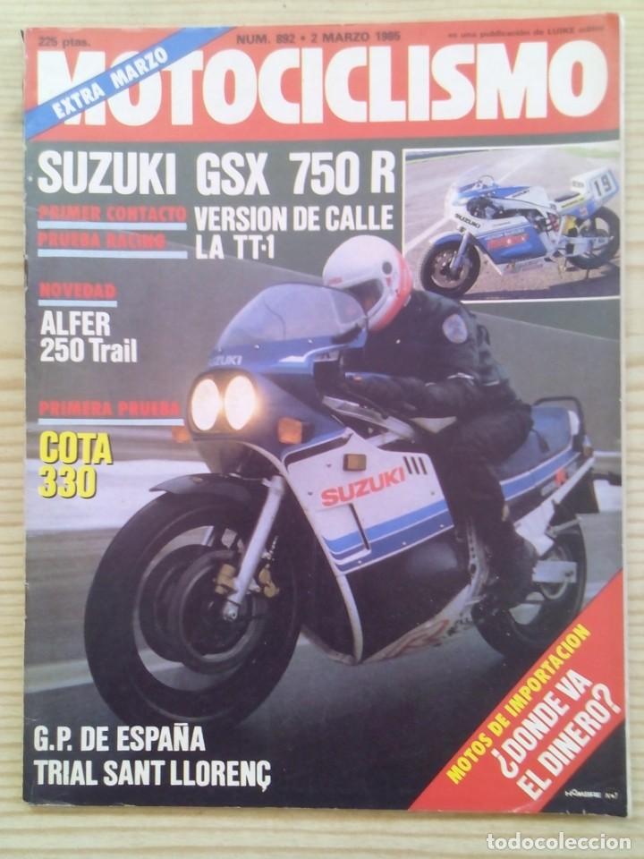 Autos und Motorr&auml;der: Revista Motociclismo 1985 2 Marzo