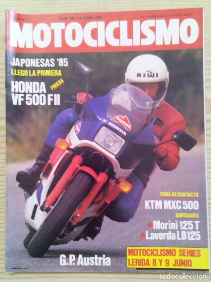 Autos und Motorr&auml;der: Revista Motociclismo 1985 8 Junio