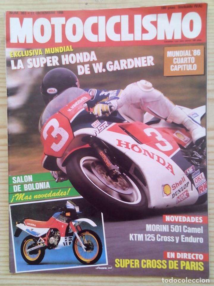 Autos und Motorr&auml;der: Revista Motociclismo 1986 11 Diciembre