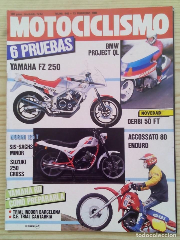 Autos und Motorr&auml;der: Revista Motociclismo 1986 13 Febrero