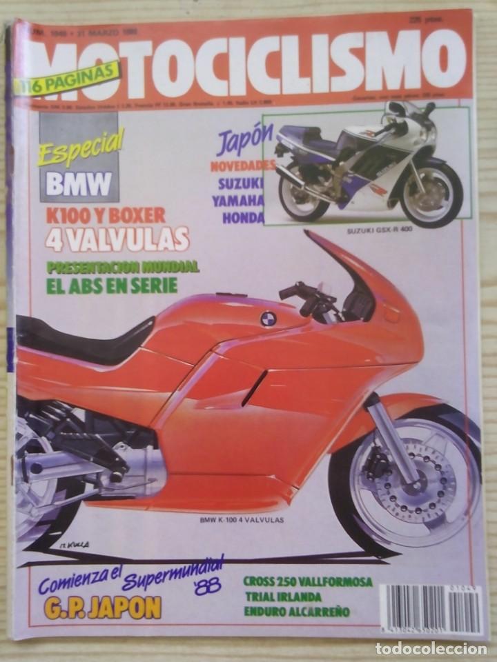 Autos und Motorr&auml;der: Revista Motociclismo 1988 31 Marzo