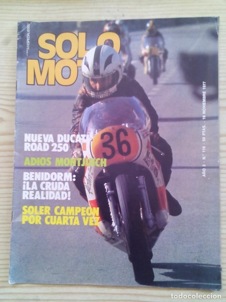 Voitures et Motocyclettes: Revista Solo Moto 18 Noviembre 1977