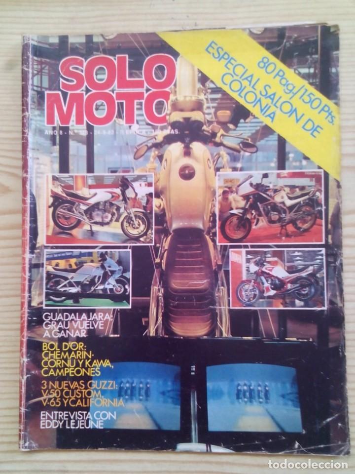 Voitures et Motocyclettes: Revista Solo Moto 24 Septiembre 1982