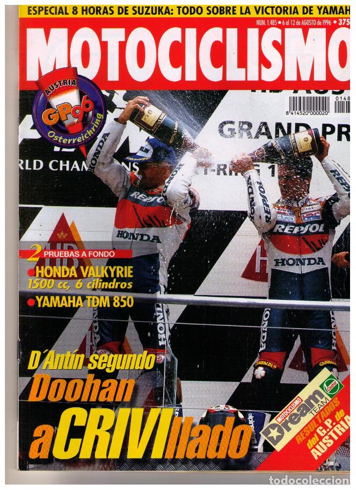 Carros e motociclos: (C-019) - MOTOCICLISMO N&ordm; 1485 - 1996