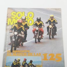 Coches y Motocicletas: REVISTA SOLO MOTO NUMERO 185 186 MARZO ABRIL 1979,VER SUMARIO, POSTER ANGEL NIETO