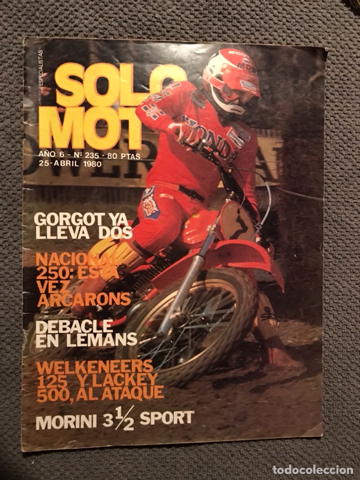 Cars and Motorcycles: SOLO MOTO. Revista No.235 (Abril de 1980)