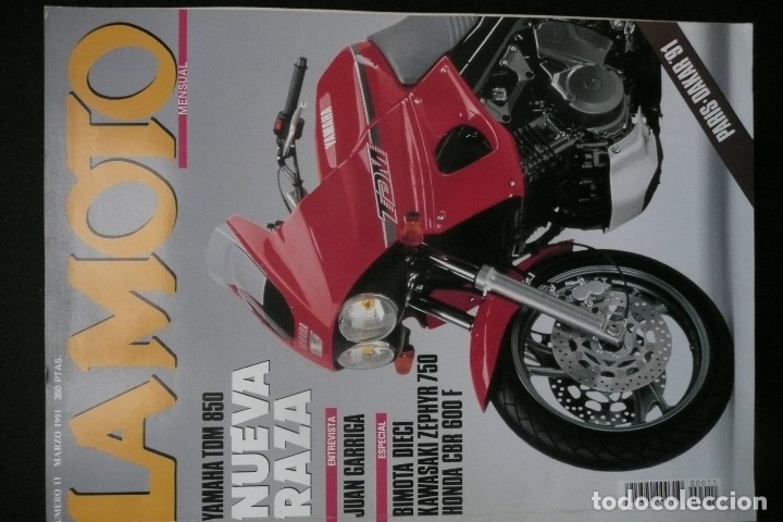 Automobili e Motociclette: REVISTA-LA MOTO- NUMERO 11, MARZO 1991