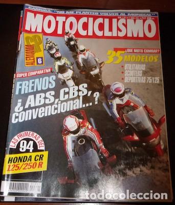 Autos und Motorr&auml;der: REVISTA MOTOCICLISMO N&ordm; 1321, DE JUNIO DE 1993