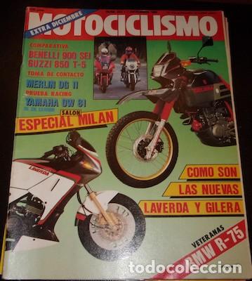 Automobili e Motociclette: REVISTA MOTOCICLISMO N&ordm; 931, DE DICIEMBRE DE 1985