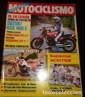 Automobili e Motociclette: REVISTA MOTOCICLISMO N&ordm; 922, DE OCTUBRE DE 1985