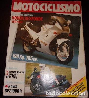 Automobili e Motociclette: REVISTA MOTOCICLISMO N&ordm; 921, DE SEPTIEMBRE DE 1985