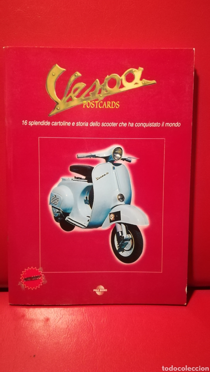 Coches y Motocicletas: Libro postales Vespa