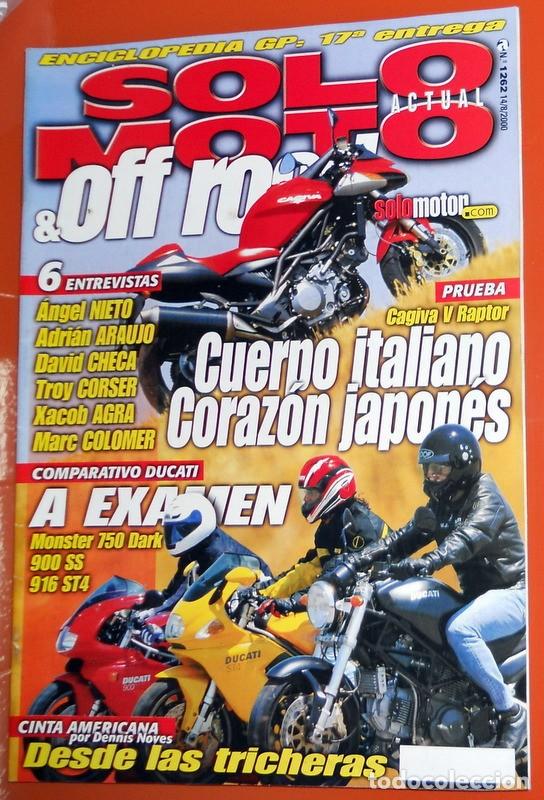 Cars and Motorcycles: REVISTA SOLO MOTO N&ordm;1262 Agosto A&ntilde;o 2000 - ENTREVISTA A ANGEL NIETO - MOTOCICLISMO