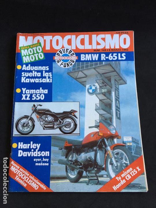 Automobili e Motociclette: REVISTA MOTOCICLISMO N&ordm; 745 DE 1982 prueba bmw r-65 ls