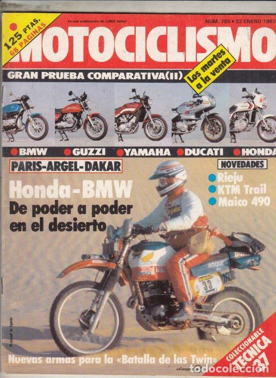 Autos und Motorr&auml;der: REVISTA MOTOCICLISMO N&ordm; 785 A&Ntilde;O 1983. PRU: KTM 500 7T SCRAMBLER. COMP: BMW R65, DUCTI 500 SL PANTAH,