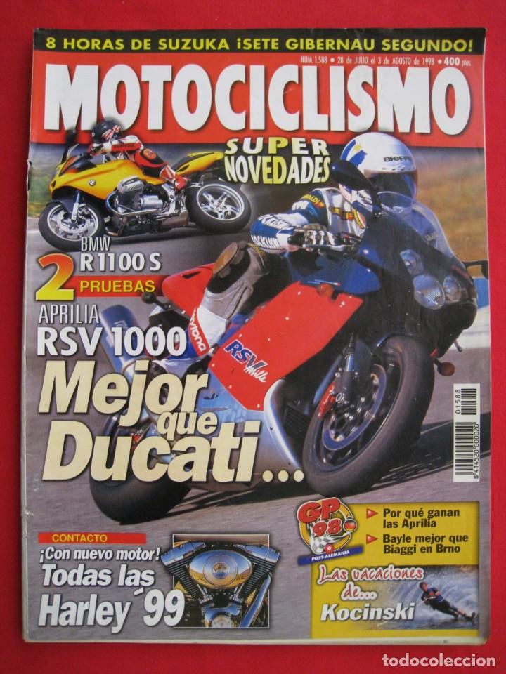Cars and Motorcycles: REVISTA MOTOCICLISMO - N&ordm; 1.588 - 28 DE JULIO AL 3 DE AGOSTO DE 1998.