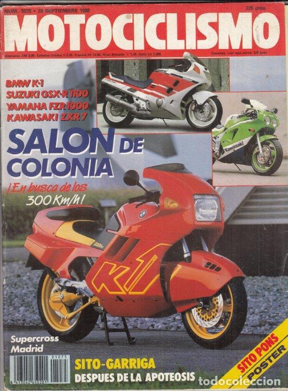 Cars and Motorcycles: REVISTA MOTOCICLISMO N&ordm; 1075 A&Ntilde;O 1988. CONTACTO: HONDA CB 450 DX.