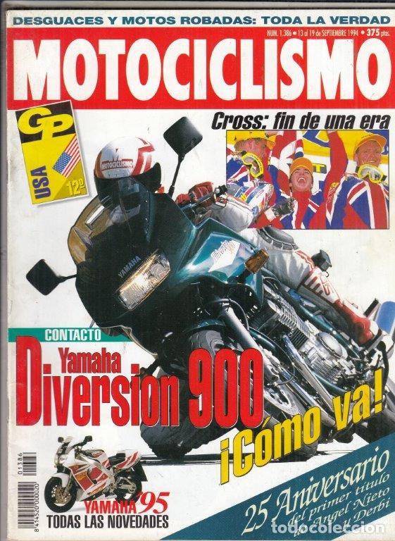 Automobili e Motociclette: REVISTA MOTOCICLISMO N&ordm; 1386 A&Ntilde;O 1994. PRUEBA: GLADIATEUR 999. PRES: YAMAHA XJ 900 S DIVERSION.
