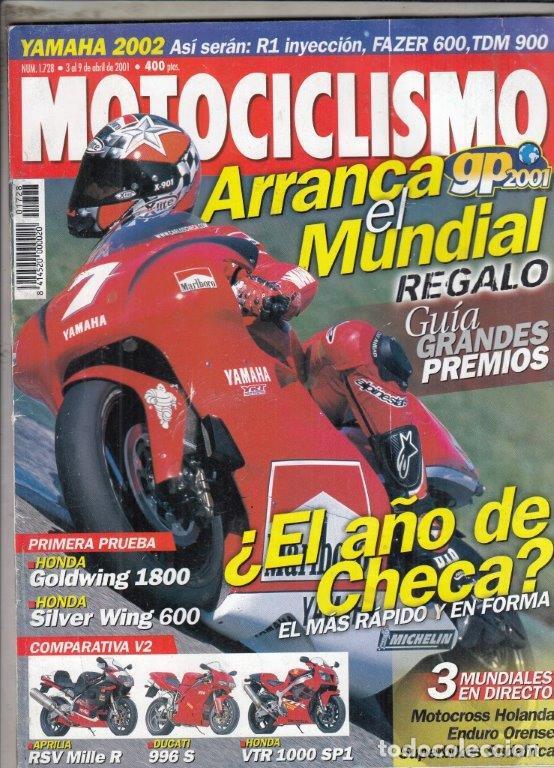Automobili e Motociclette: REVISTA MOTOCICLISMO N&ordm; 1728 A&Ntilde;O 2001. PRUEBA: HONDA GOLWING 1800. HONDA SILVER WING 600.