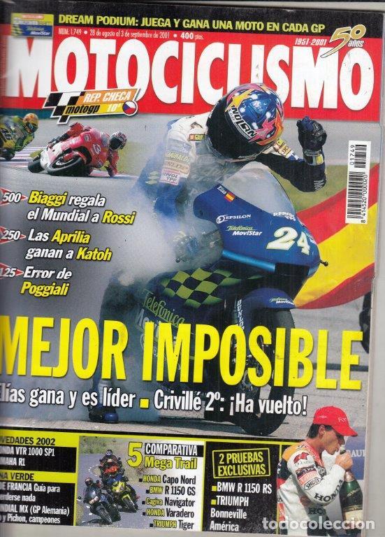 Voitures et Motocyclettes: REVISTA MOTOCICLISMO N&ordm; 1749 A&Ntilde;O 2001. PRUEBA: BMW R 1150 RS. TRIUMPH BONNEVILLE AMERICA.