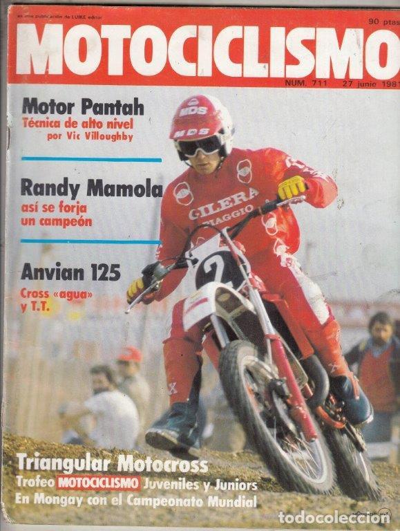 Automobili e Motociclette: REVISTA MOTOCICLISMO N&ordm; 711 A&Ntilde;O 1981. PRESENTACION: ANVIAN 125 CROS Y ANVIAN 125 ENDURO.