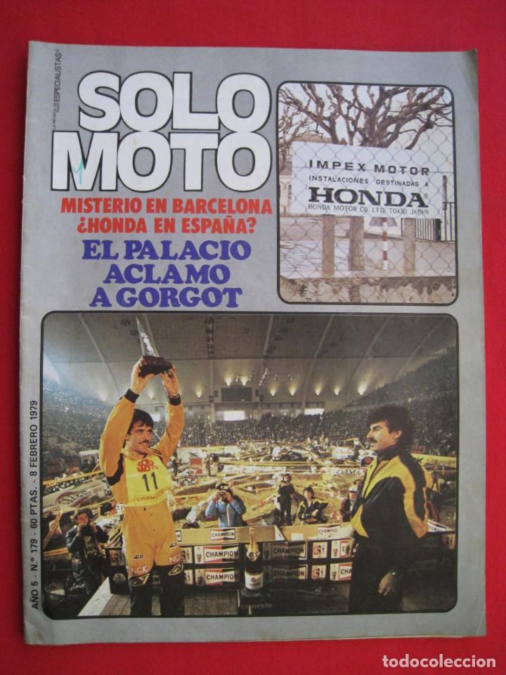 Cars and Motorcycles: REVISTA SOLO MOTO - N&ordm; 179 - 8 FEBRERO 1979.
