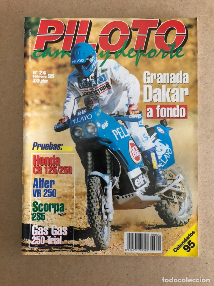 Voitures et Motocyclettes: PILOTO CAMPO Y DEPORTE N&deg; 24 (1995). GRANDA-DAKAR, HONDA CR 125/250, SCORPA 2S5