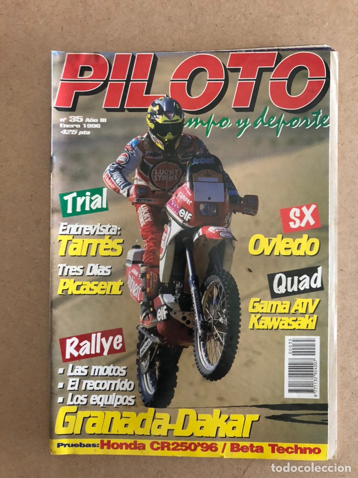 Voitures et Motocyclettes: PILOTO CAMPO Y DEPORTE N&deg; 35 (1996). HONDA CR250&rsquo;96, BETA TECHNO, TRIAL, GRANDA DAKAR, SX, QUAD,..