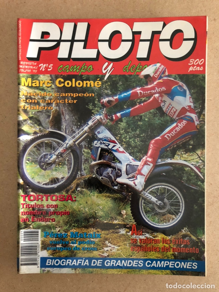 Voitures et Motocyclettes: PILOTO CAMPO Y DEPORTE N&deg; 5 (1993). MARC COLOM&Eacute;, TORTOSA ENDURO? P&Eacute;REZ MATAIX,...