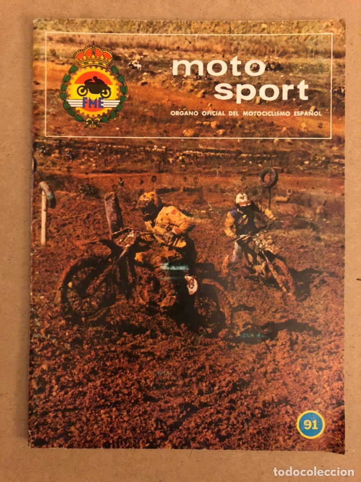 Cars and Motorcycles: MOTO SPORT N&deg; 91 (REAL FEDERACI&Oacute;N MOTOCICLISTA ESPA&Ntilde;OLA 1978).