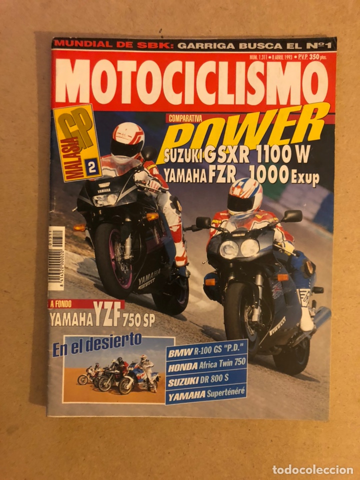 Autos und Motorr&auml;der: MOTOCICLISMO N&deg; 1311 (1993). SUZUKI GSRX 1100 W Vs YAMAHA FZR 1000 EXUP, YAMAHA YZF 750 SP, BMW R-10