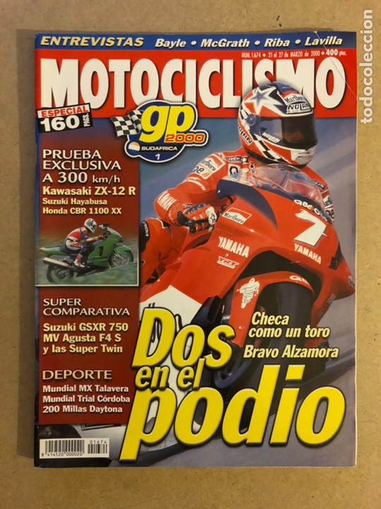 Autos und Motorr&auml;der: MOTOCICLISMO N&deg; 1674 (2000). COMPARATIVA (KAWA ZX-12 R, SUZUKI HAYABUSA, HONDA CBR 1100 XX), SUZUKI
