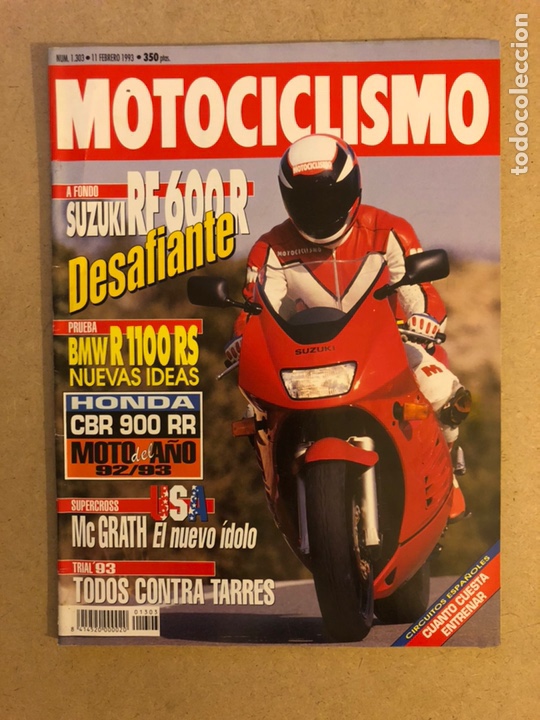 Automobili e Motociclette: MOTOCICLISMO N&deg; 1303 (1993). SUZUKI RF 600 R, BMW R 1100 RS, HONDA CBR 900 RR,..