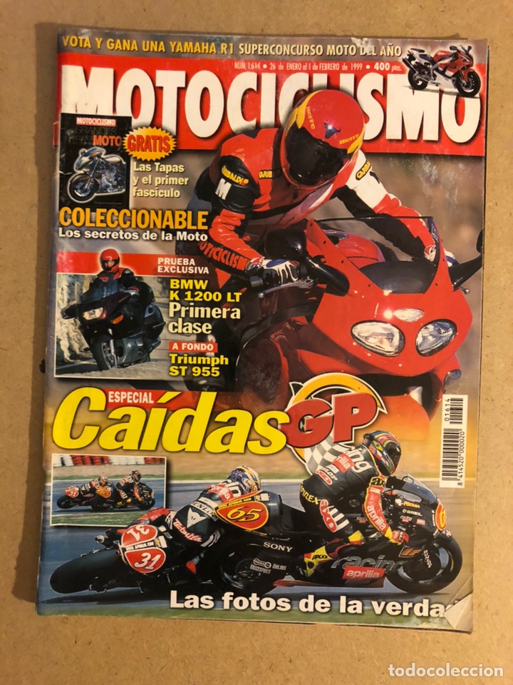 Automobili e Motociclette: MOTOCICLISMO N&deg; 1614 (1999). BMW K 1200 LT, TRIUMPH ST 955, GAS GAS ENDURO CROSS 200/250,...