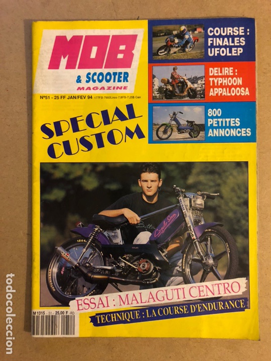 Carros e motociclos: MOB & SCOOTER MAGAZINE N&deg;51 (1994). FRANCESA. SPECIAL CUSTOM,... INCLUYE POSTER.