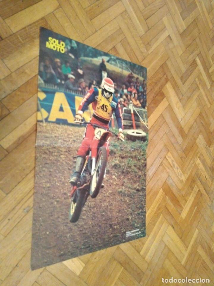 Automobili e Motociclette: POSTER REVISTA SOLO MOTO A&Ntilde;O 1976. PIERRE KARSMAKERS. HONDA. MEDIDAS 30X45 APROX.