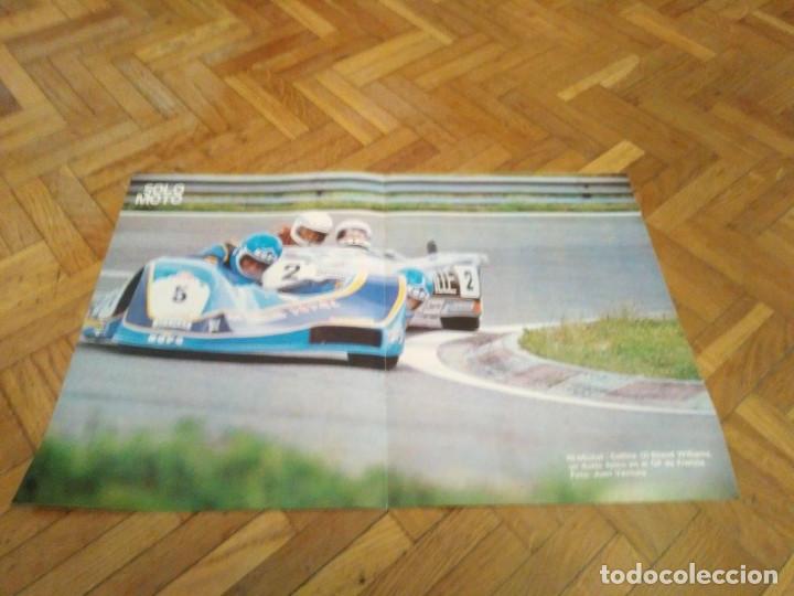 Automobili e Motociclette: POSTER REVISTA SOLO MOTO ACTUAL A&Ntilde;O 1978. MICHEL-COLINS Y BILAND WILLIAMS. GP DE FRANCIA.