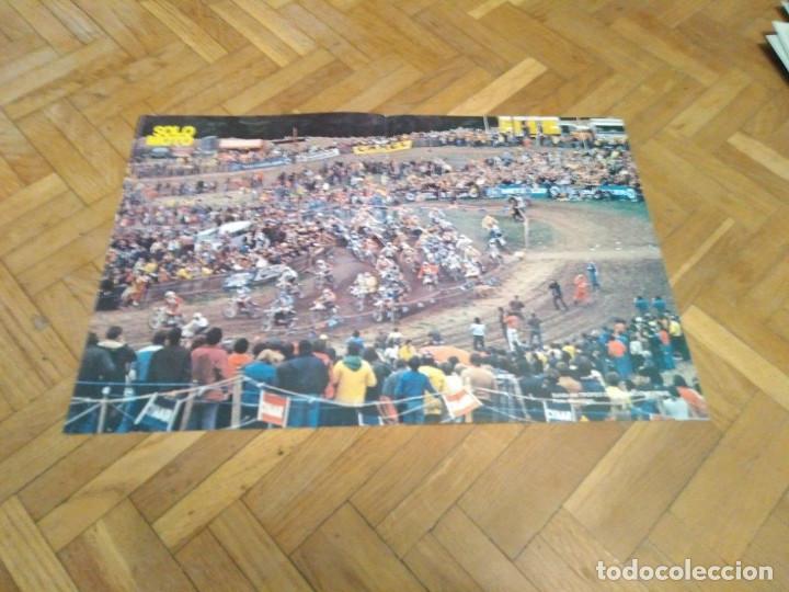 Automobili e Motociclette: POSTER REVISTA SOLO MOTO ACTUAL A&Ntilde;O 1976. SALIDA TROFEO DE LAS NACIONES. MEDIDAS. 45X30 APROX.