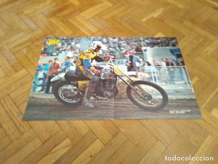 Automobili e Motociclette: POSTER REVISTA SOLO MOTO ACTUAL A&Ntilde;O 1976. ADOLF WEIL. MAICO 500. MEDIDAS 45X30 APROX.