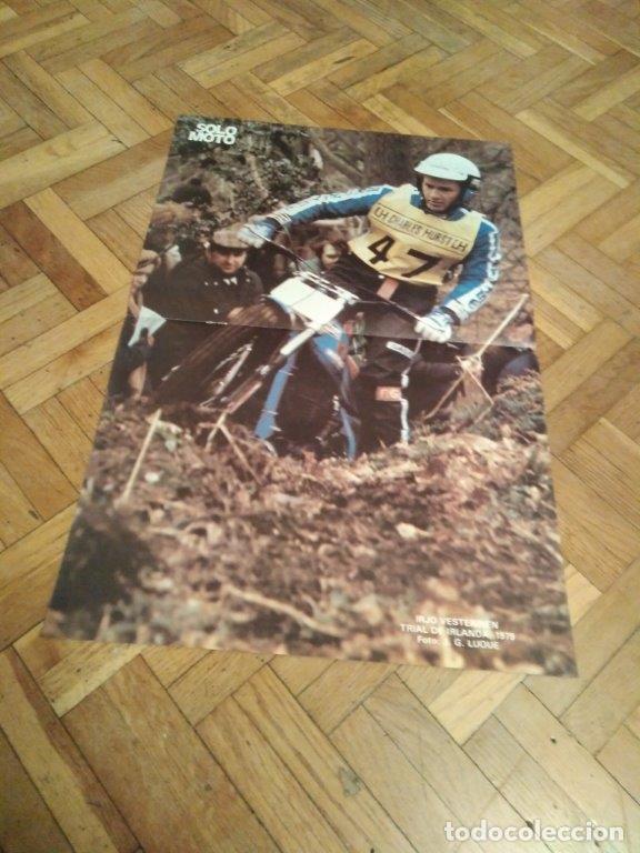 Automobili e Motociclette: POSTER REVISTA SOLO MOTO ACTUAL A&Ntilde;O 1979. IRJO VESTERINEN. GP DE IRLANDA. MEDIDAS 30X45 CM APROX.