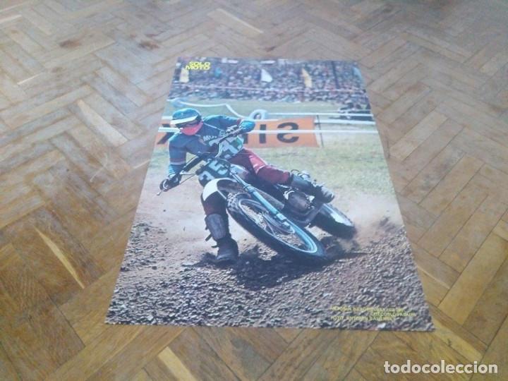 Automobili e Motociclette: POSTER REVISTA SOLO MOTO ACTUAL A&Ntilde;O 1976. ANTONIN BAROROVSKY. CZ 250. CHECOSLOVAQUIA.
