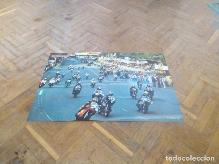 Automobili e Motociclette: POSTER REVISTA MOTOCICLISMO A&Ntilde;O 1975. 24 HORAS A&Ntilde;O 1975. MEDIDAS 42X27 CM APROX.