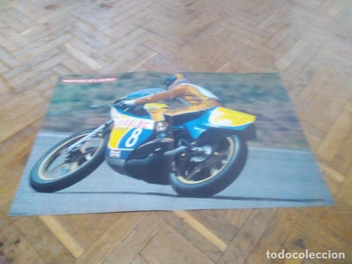 Autos und Motorr&auml;der: POSTER REVISTA MOTOCICLISMO A&Ntilde;O 1979. PATRICK FERNANDEZ. MEDIDAS 42X27 CM APROX.
