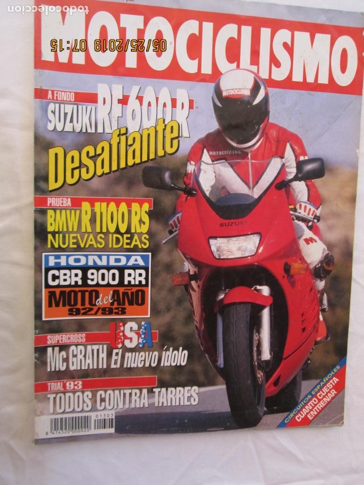 Autos und Motorr&auml;der: MOTOCICLISMO REVISTA N&ordm; 1303 FEBRERO 1993 - HONDA CBR 900 RR MOTO DEL A&Ntilde;O 92/93....